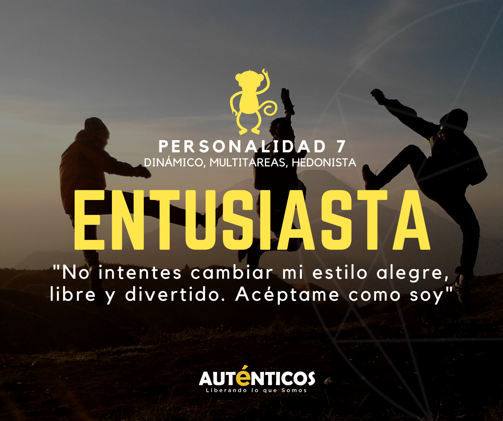 El eneatipo Siete es el entusiasta