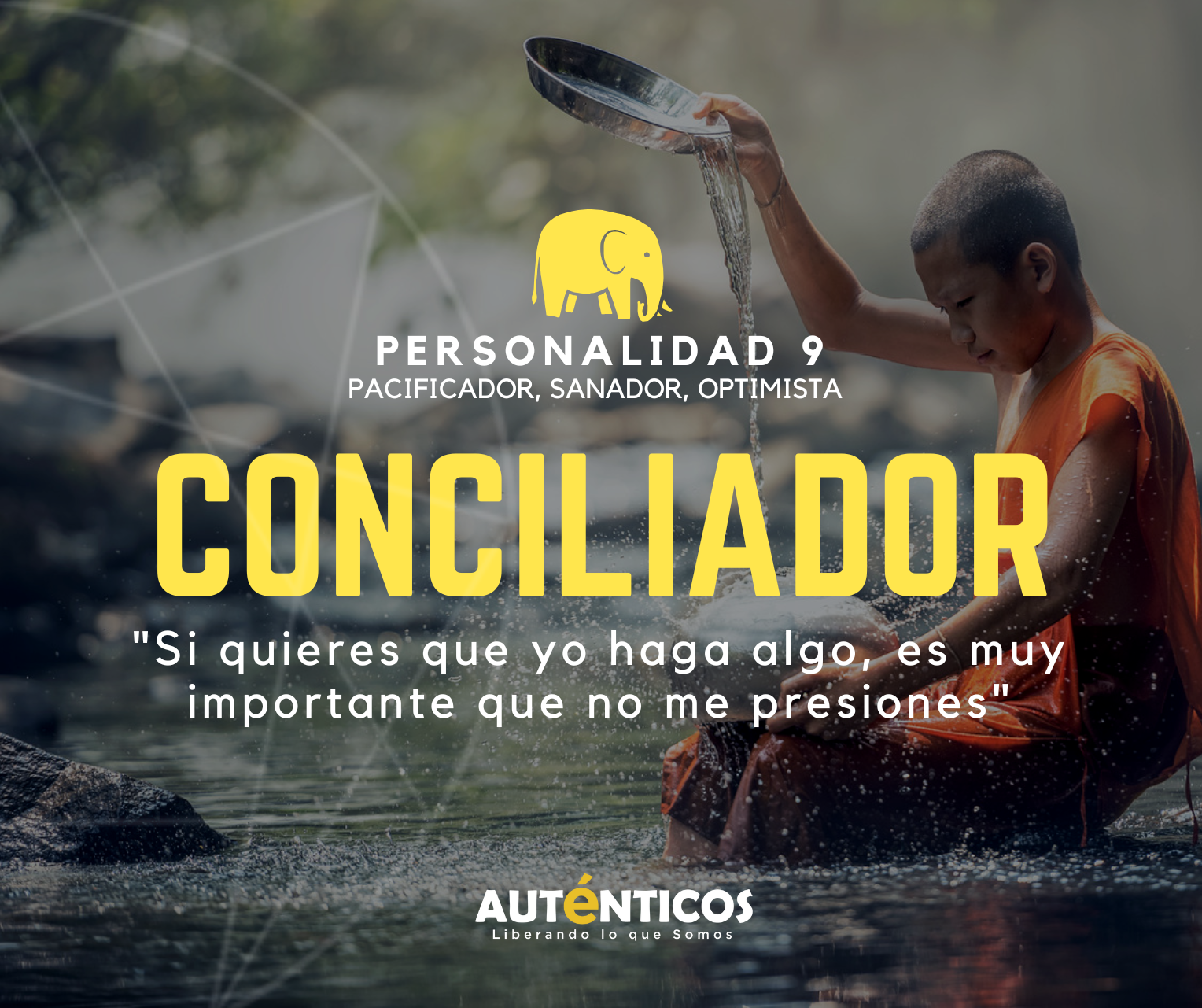 El eneatipo 9 es el Conciliador