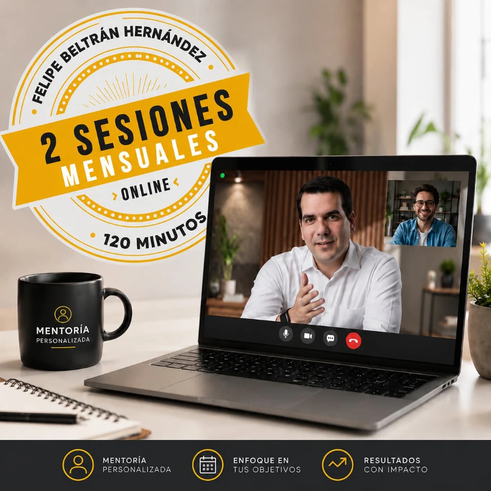 Mentorías online - 2 Horas al mes